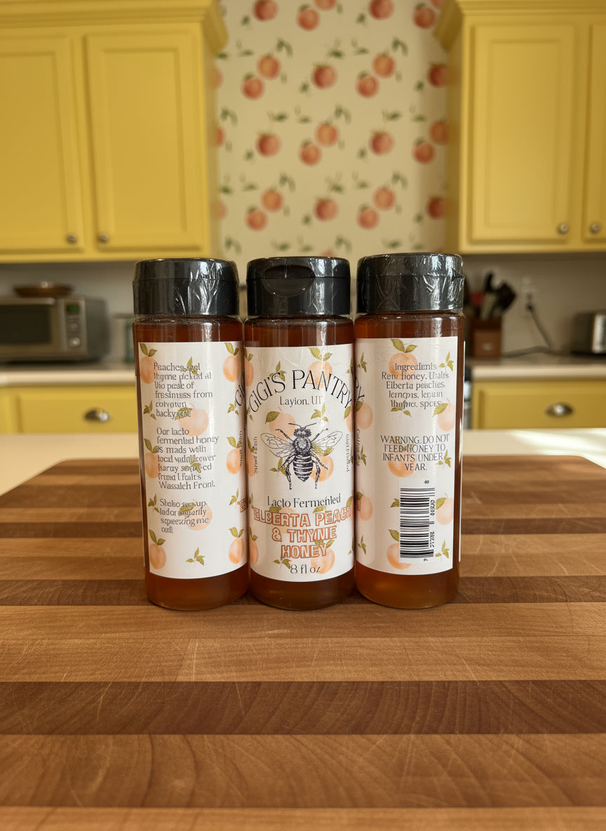 Peach & Thyme Honey - Seasonal