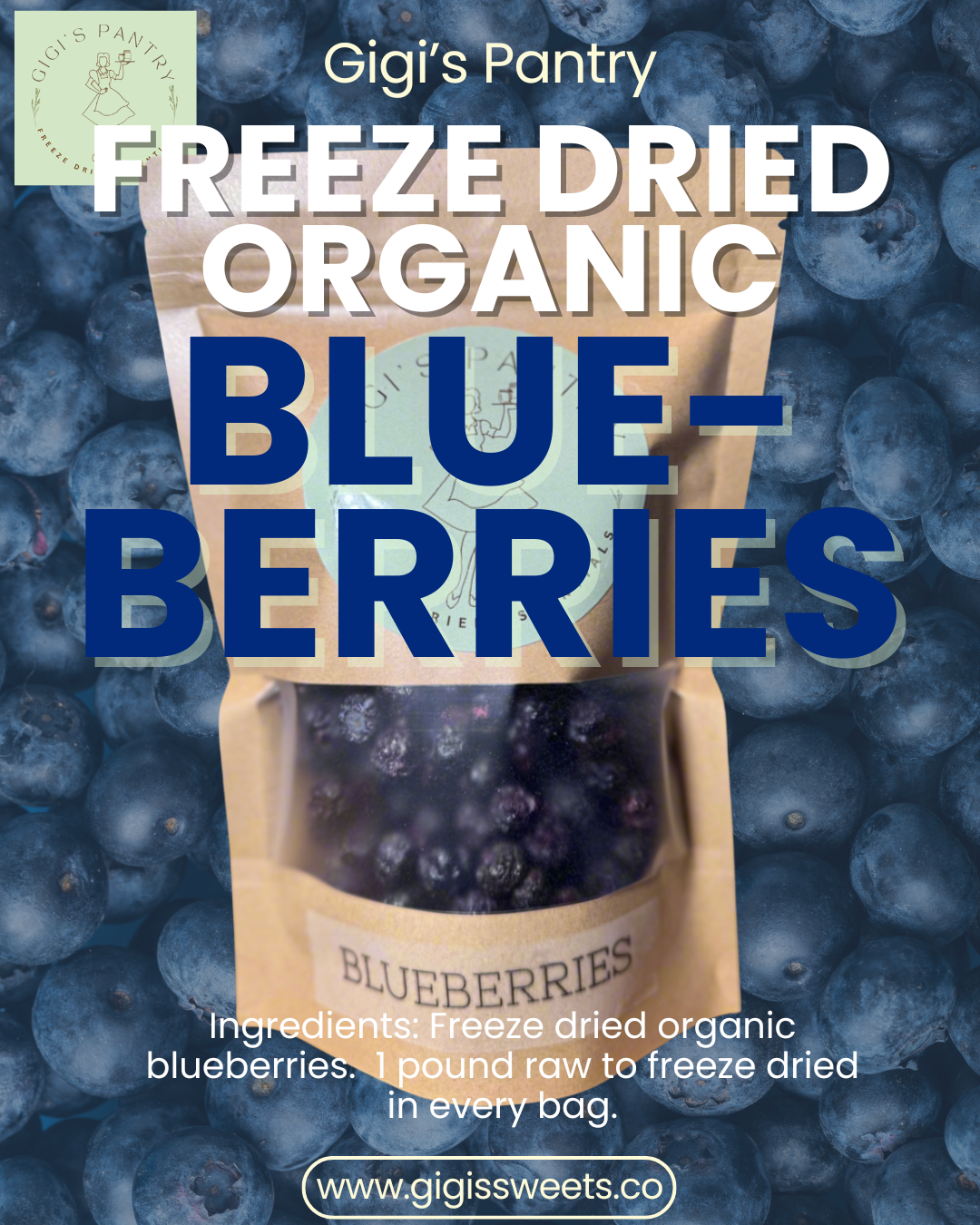Blueberries, Organic - Gigi’s Pantry